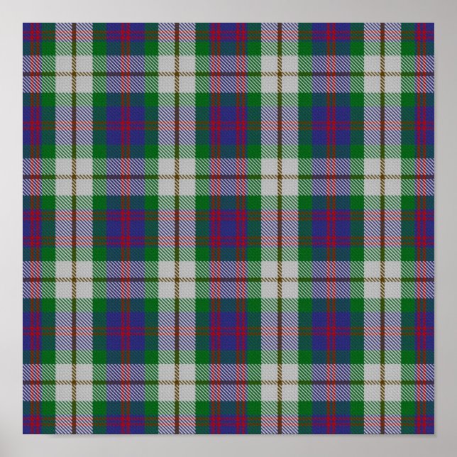 US-Staat Tartan - Idaho - Digitaler Download Poster (Vorne)