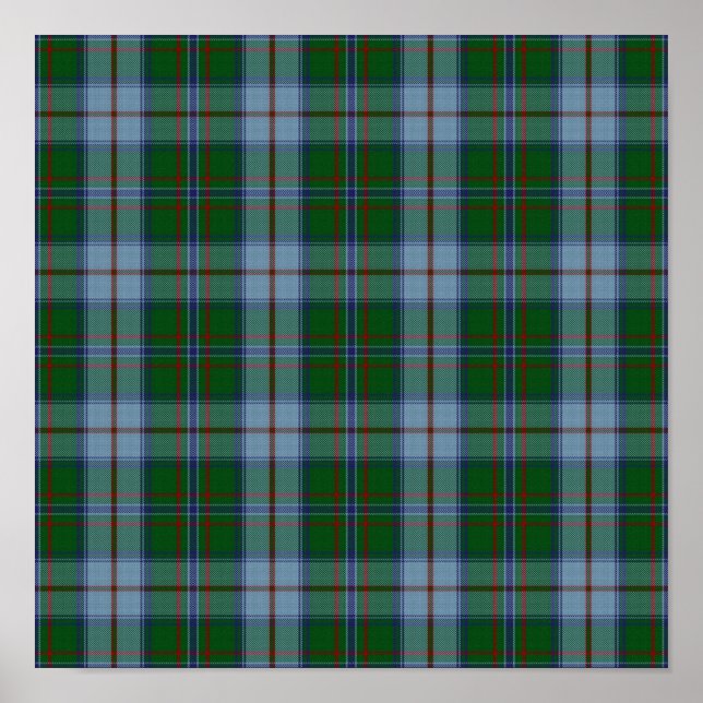 US-Staat Tartan - Maine - Digitaler Download Poster (Vorne)