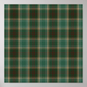 US-Staat Tartan - Michigan - Digitaler Download Poster