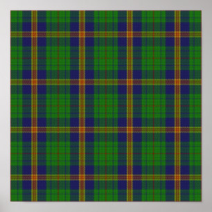 US-Staat Tartan - New Mexico - Digitaler Download Poster