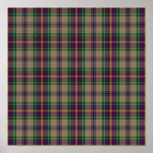 US-Staat Tartan - Oregon - Digitaler Download Poster
