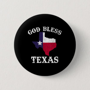 US-Staat Texas Flag Texan God Bless Texas Button