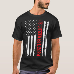 US-Staatsbürgerschaft Dekoration amerikanischer ne T-Shirt