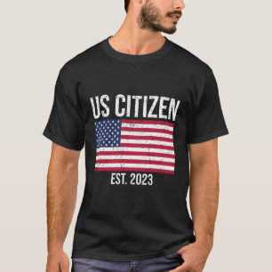 US-Staatsbürgerschaft Dekoration amerikanischer ne T-Shirt
