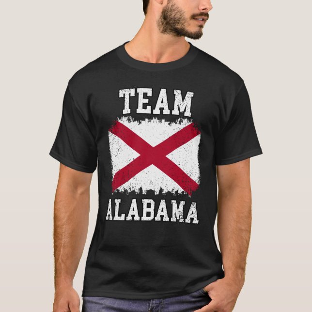 US STATES ALABAMA America Country and USA for Men  T-Shirt (Vorderseite)