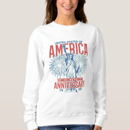 US-Statue of Liberty 250. Jubiläum Sweatshirt