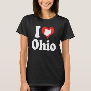 US Stolz Citizen America Liebe Staat I Heart Ohio T-Shirt
