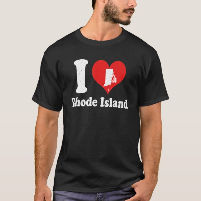 US Stolz Citizen America Liebe Staat I Heart Rhode T-Shirt (Vorderseite)