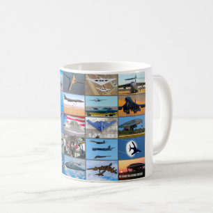 US-STRATEGISCHES BOMBERFLUGZEUG "MONTAGE" KAFFEETASSE