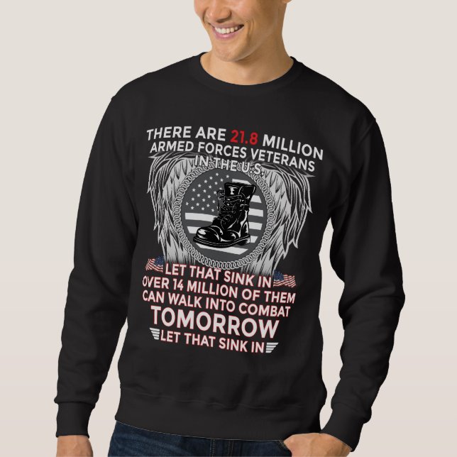 US-Streitkräfte Veteran Sweatshirt (Vorderseite)