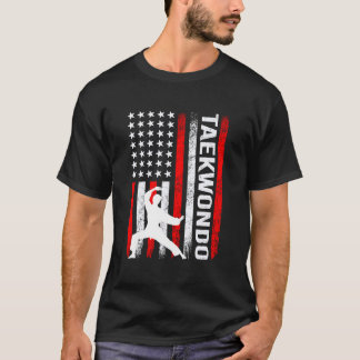 US-Taekwondo-USA-Flagge | Kampfsportart Sport F T-Shirt