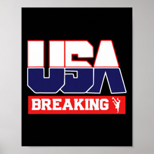 US Team Break Dancing - Men American Sp Poster
