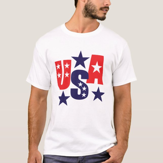 US-Text T-Shirt (Vorderseite)