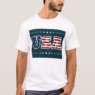US-Text T-Shirt
