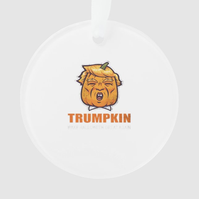 US Trumpkin macht Halloween wieder großartig Kostü Ornament (Vorderseite)