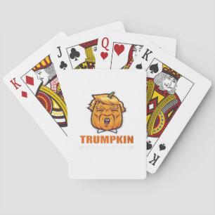 US Trumpkin macht Halloween wieder großartig Kostü Spielkarten
