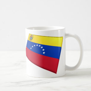 US- u. Venezuela-Flaggen Tasse