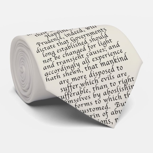 US-Unabhängigkeitserklärung Krawatte (Gerollt)