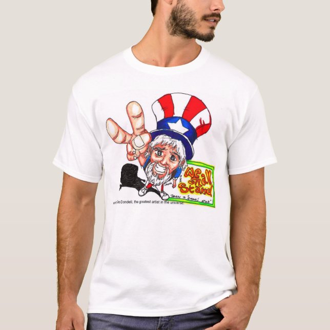 US: Uncle Sam Ist hier T-Shirt (Vorderseite)