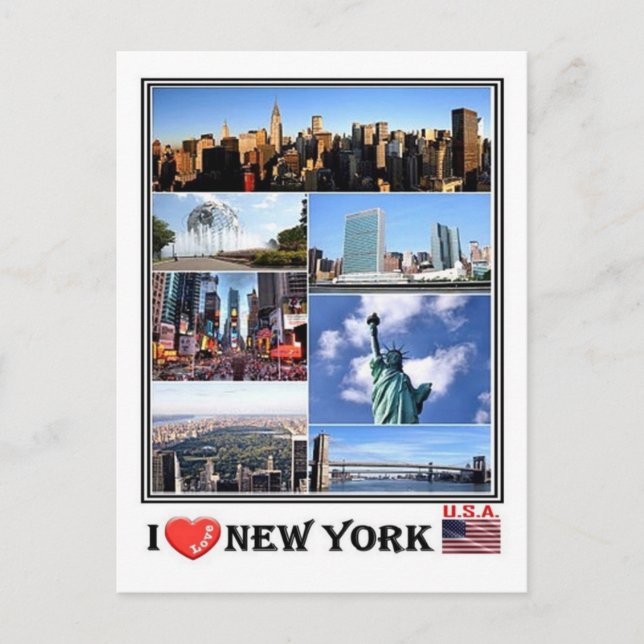 US-USA - New York Postkarte (Vorderseite)