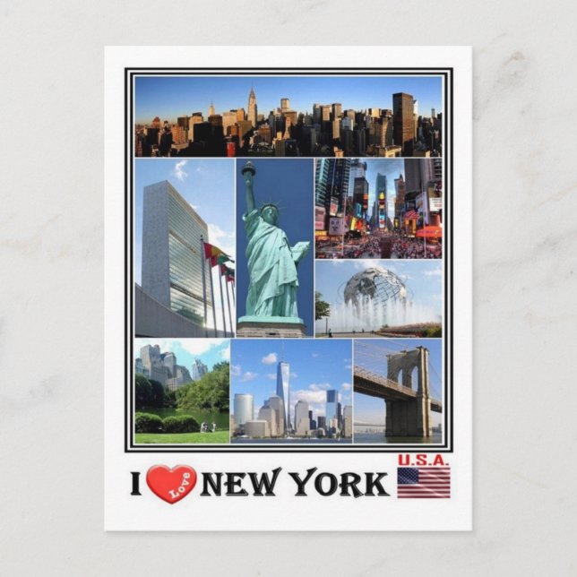 US-USA - New York Postkarte (Vorderseite)