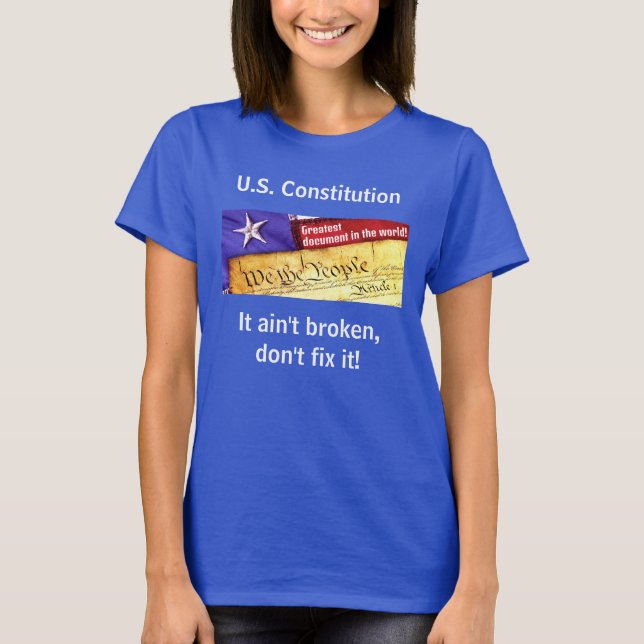 US-Verfassung (dunkler T - Shirt) T-Shirt (Vorderseite)