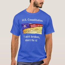 US-Verfassung (dunkler T - Shirt)