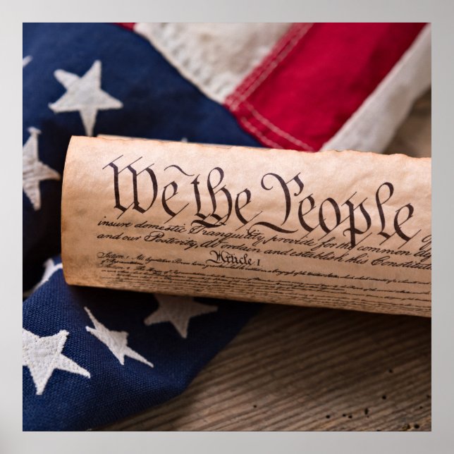 US Verfassung Poster (Vorne)