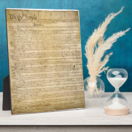 US-Verfassungsfreiheit - Kennen Sie Ihre Rechte! Fotoplatte