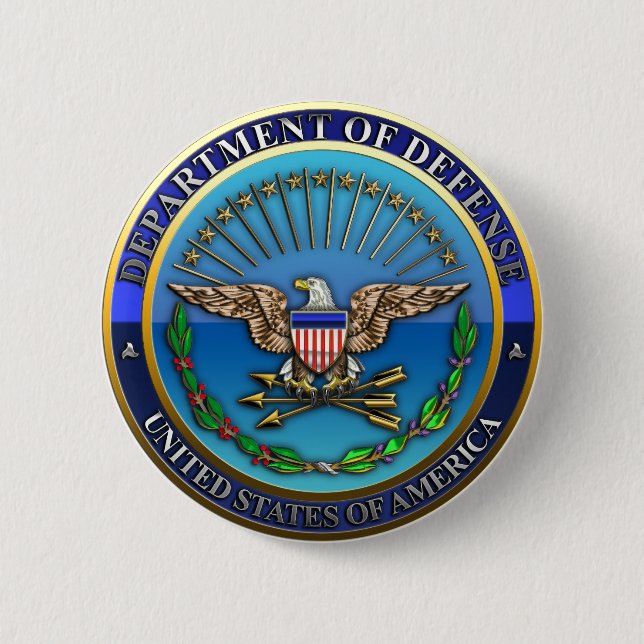 US-Verteidigungsministerium Button (Vorderseite)