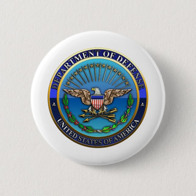 US-Verteidigungsministerium Button (Vorderseite)