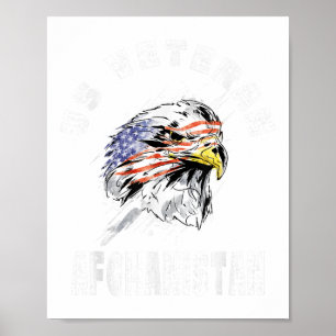 US-Veteran Afghanistan - Militärische Kriegskampag Poster