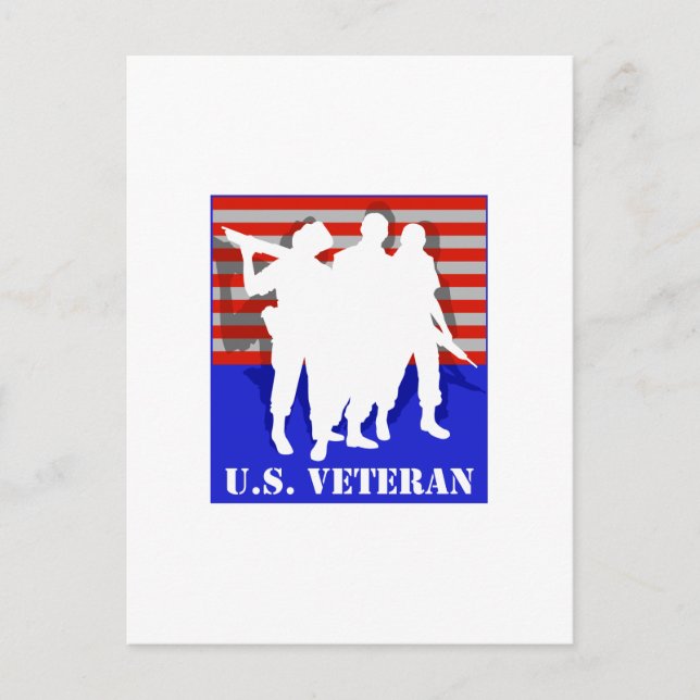 US-Veteran Postkarte (Vorderseite)