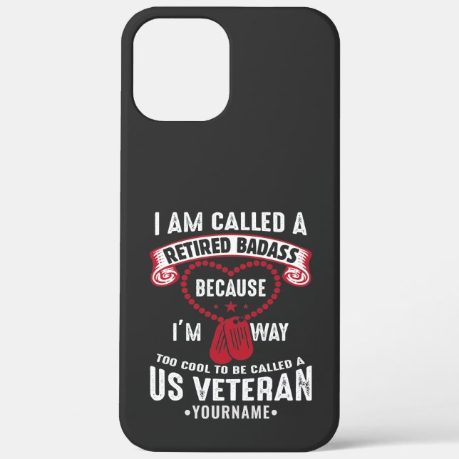 US Veteran Spaß Remüder Soldier Case-Mate iPhone Hülle (Rückseite)