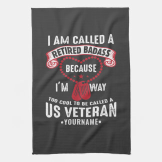 US Veteran Spaß Remüder Soldier Geschirrtuch