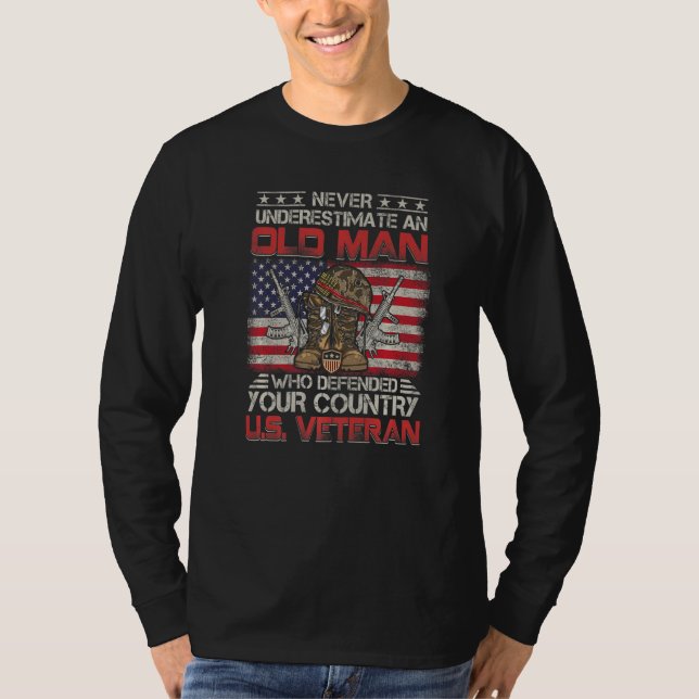 US Veteran veterans day Us Patriot Premium_2 T-Shirt (Vorderseite)
