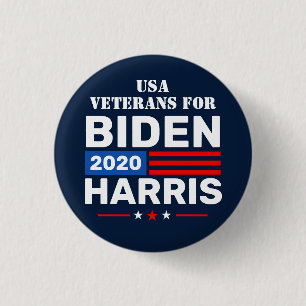 US-Veteranen für die Wahl von Biden Harris 2020 Button
