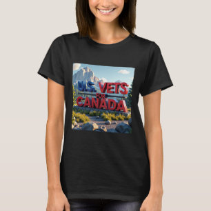 US-Veteranen für Kanada Aufkleber T-Shirt