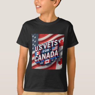 US-Veteranen für Kanada Brüder im Geiste Aufkleber T-Shirt