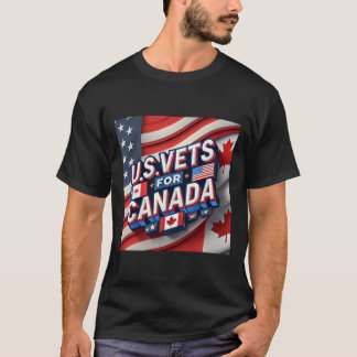 US-Veteranen für Kanada Brüder im Geiste Aufkleber T-Shirt