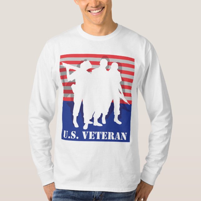 US-Veteranen-T - Shirt (Vorderseite)