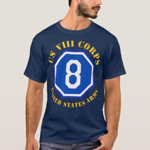 US VIII Corps w SSI X T-Shirt