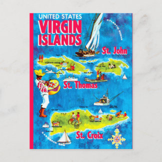 US Virgin Islands Postcard Postkarte