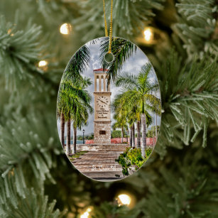 US Virgin Islands St. Kreuz USVI Clock Tower Keramik Ornament