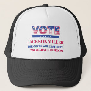 US-Wahl 2026 Politische Kampagne Truckerkappe