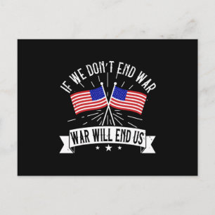 US-Wahl - Entweder Frieden Oder Freiheit Postkarte