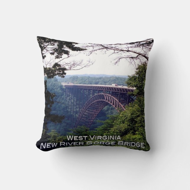 US West Virginia - New River Gorge Bridge - Kissen (Vorderseite)