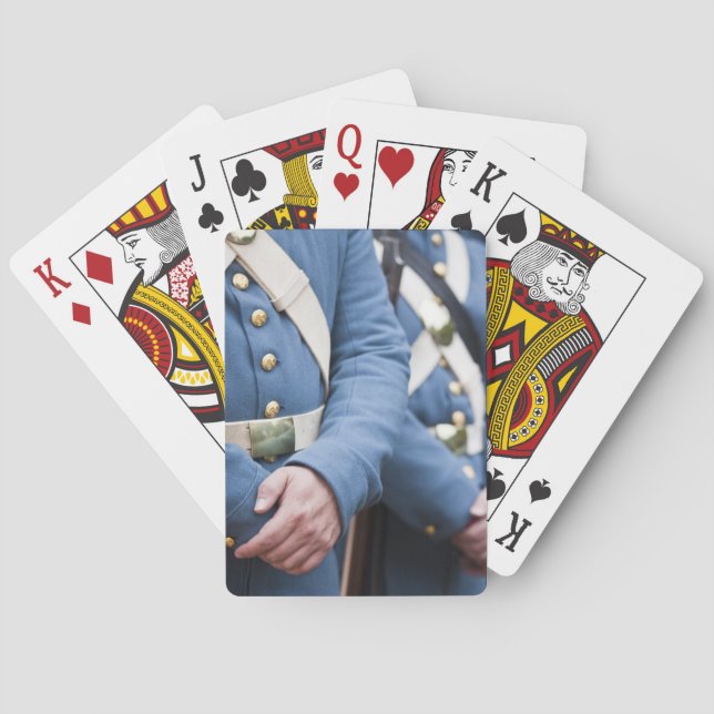 US zivile Krieg-Ära Marinesoldaten, Militär Spielkarten (Rückseite)