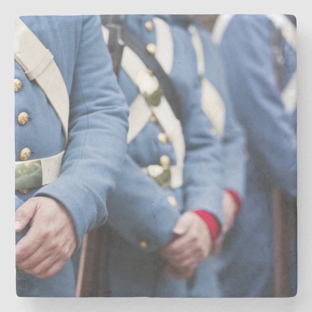 US zivile Krieg-Ära Marinesoldaten, Militär Steinuntersetzer (Vorderseite)