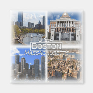 USA0141 Amerika, Vereinigte Staaten, Boston, Kühls Magnet